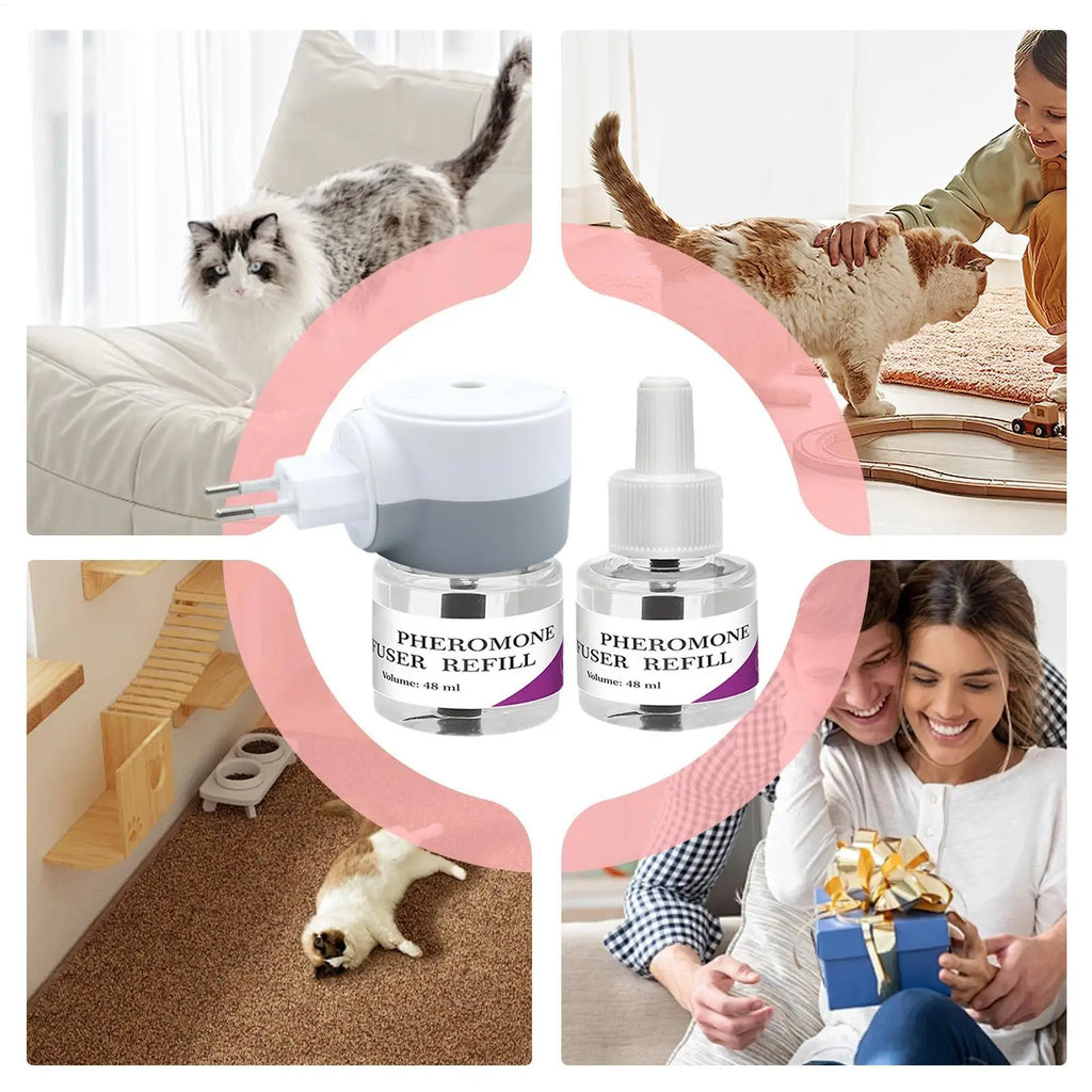 The Peaceful Home Kit — Calming Cat Pheromone Diffuser + Paws in Harmony Course